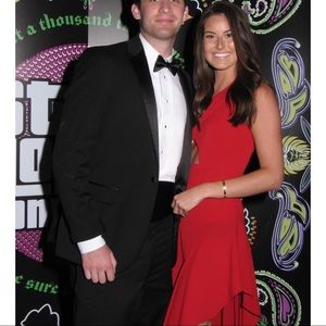 NBD red cocktail dress